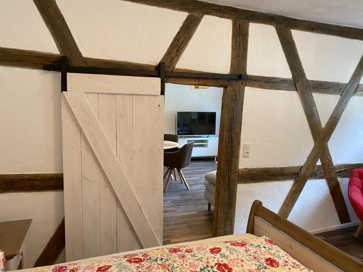 Schoene Ferienwohnung Burgruine Fachwerkhaus Bacharach Luaran gambar