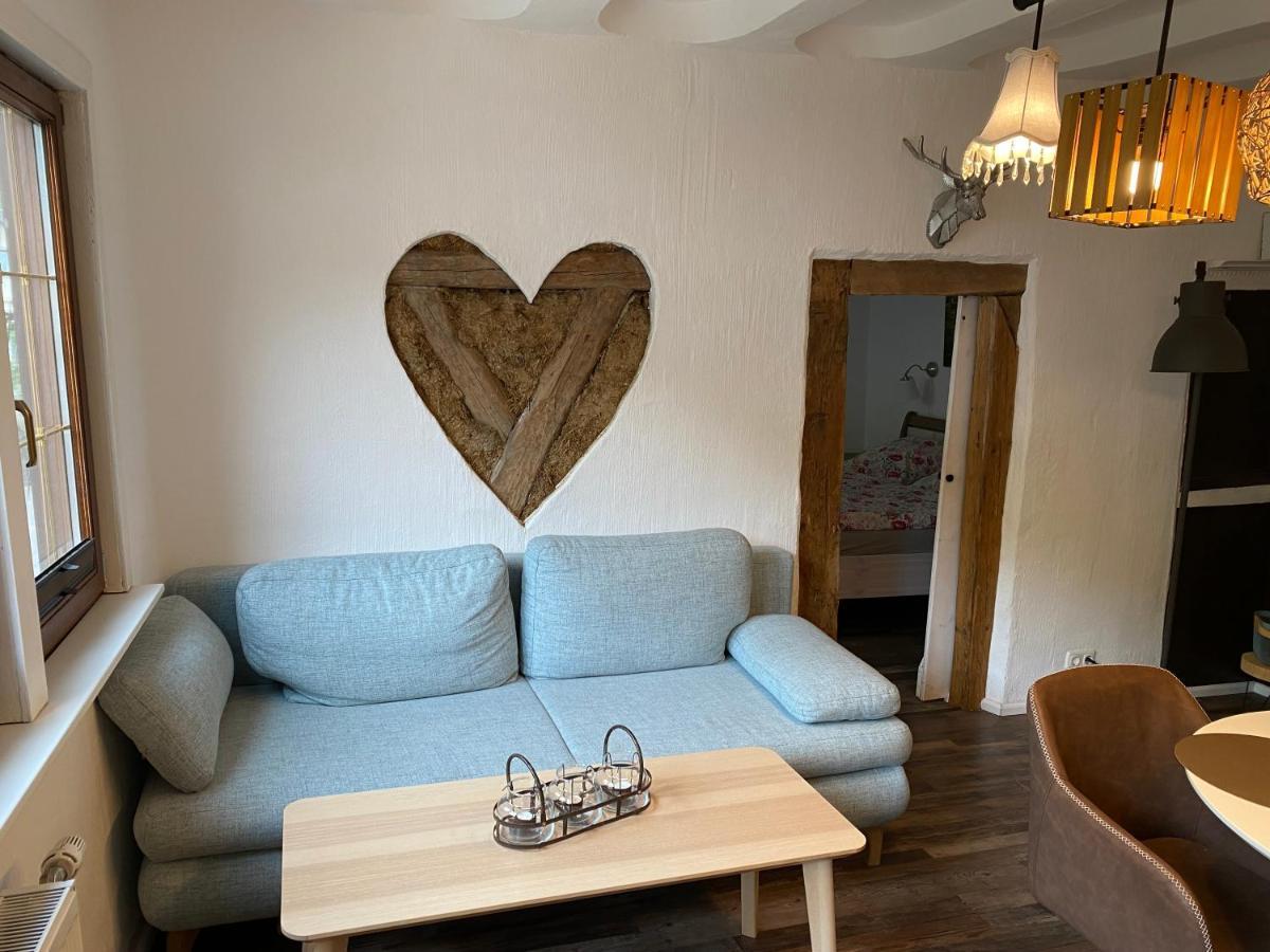 Schoene Ferienwohnung Burgruine Fachwerkhaus Bacharach Luaran gambar